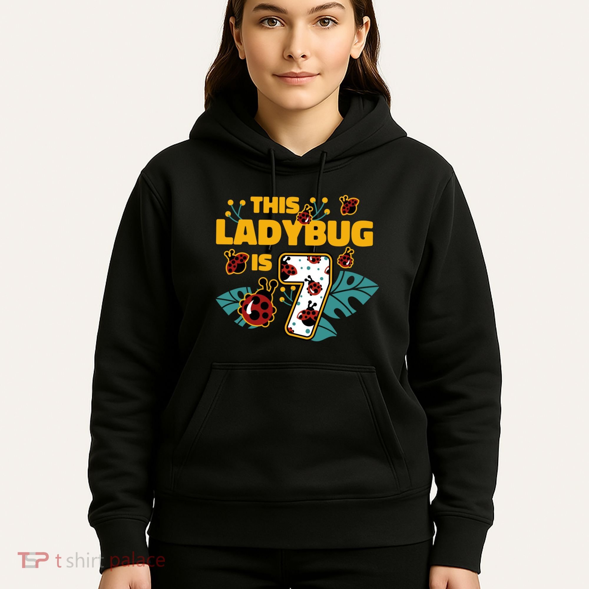 This Ladybug Is 7 Cute Gift Hoodie