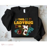 This Ladybug Is 7 Cute Gift Sweatshirt thumb 2