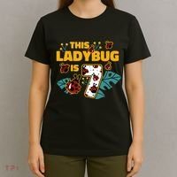 This Ladybug Is 7 Cute Gift T-Shirt thumb 4