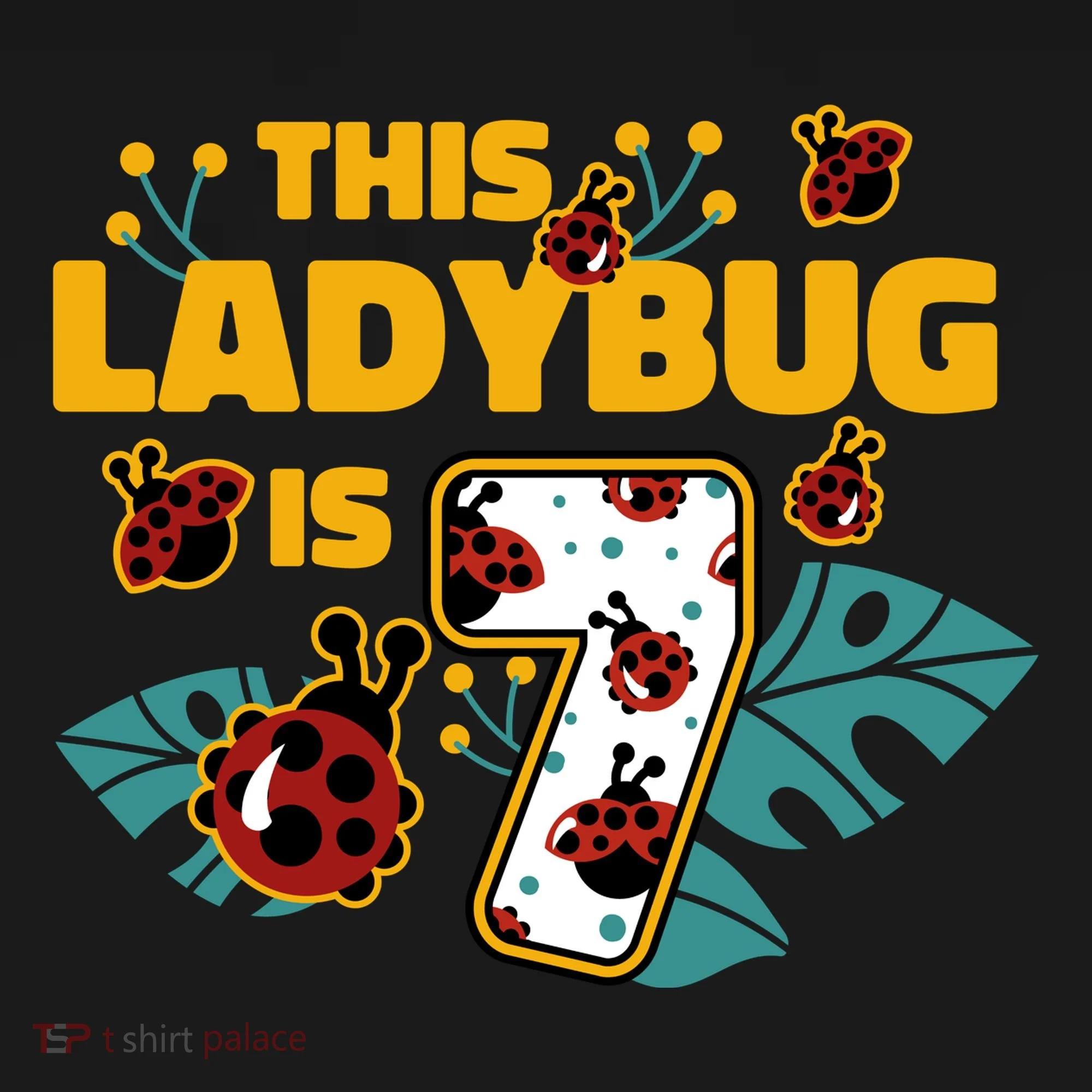 This Ladybug Is 7 Cute Gift Bucket Hat