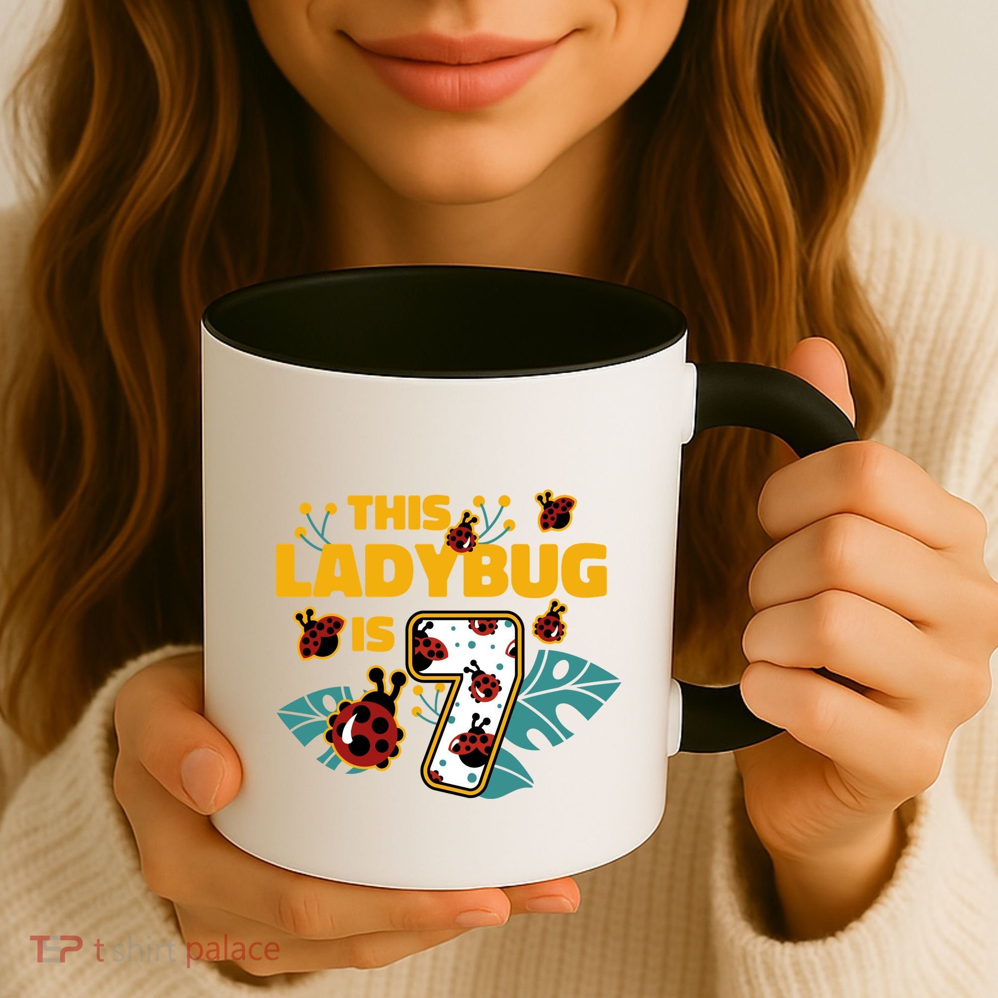 This Ladybug Is 7 Cute Gift Coffee Mug