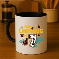 This Ladybug Is 7 Cute Gift Coffee Mug thumb 4