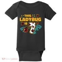 This Ladybug Is 7 Cute Gift Baby Bodysuit thumb 0