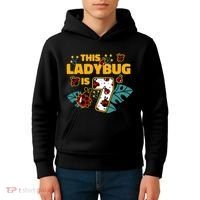 This Ladybug Is 7 Cute Gift Kids Hoodie thumb 4