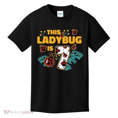 This Ladybug Is 7 Cute Gift Kids T-Shirt