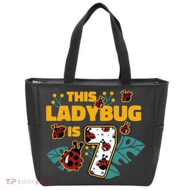 This Ladybug Is 7 Cute Gift Tote Bag