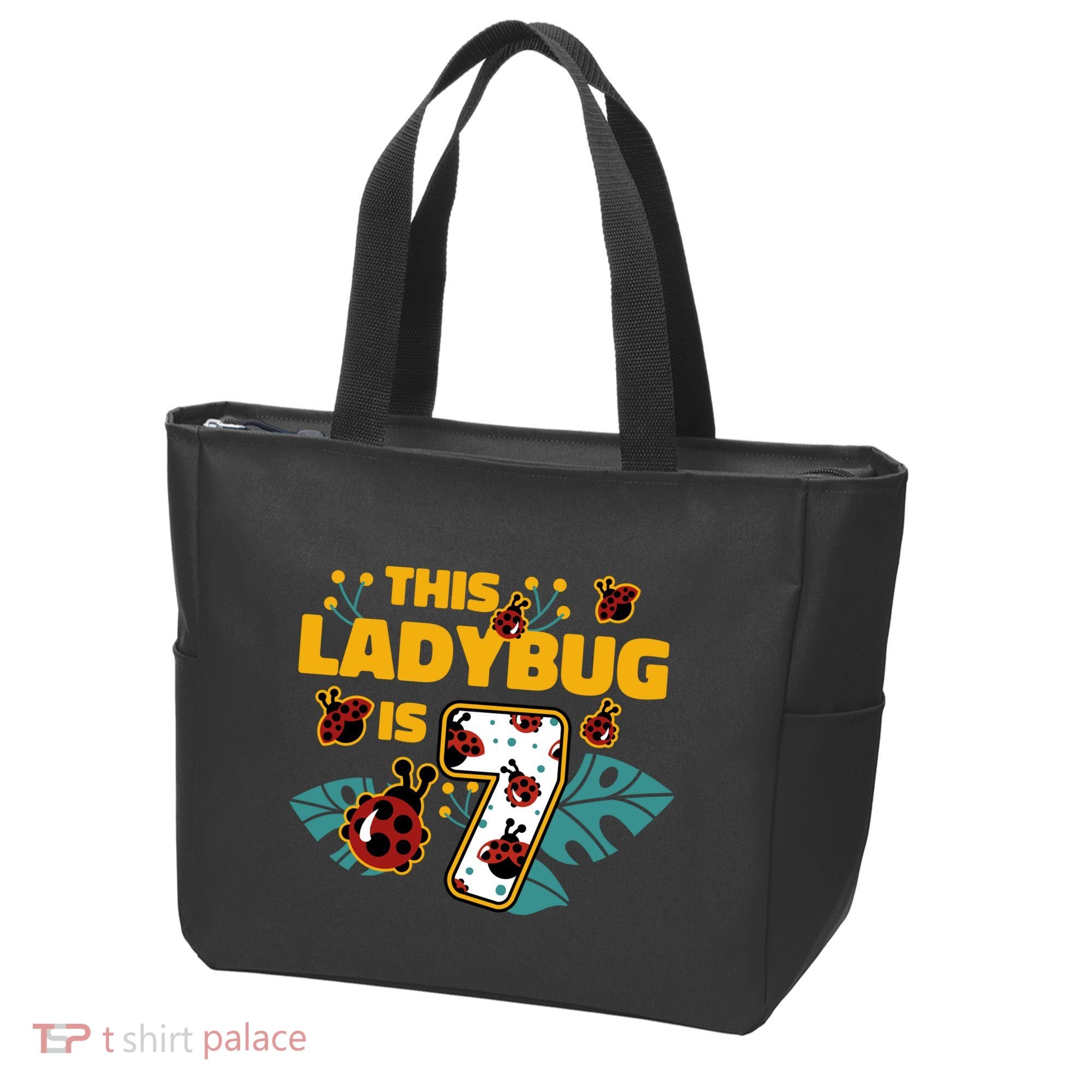 This Ladybug Is 7 Cute Gift Tote Bag