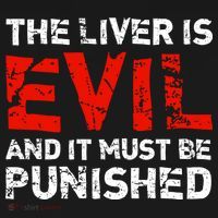 The Liver Is Evil And It Must Be Punished Backpack thumb 2