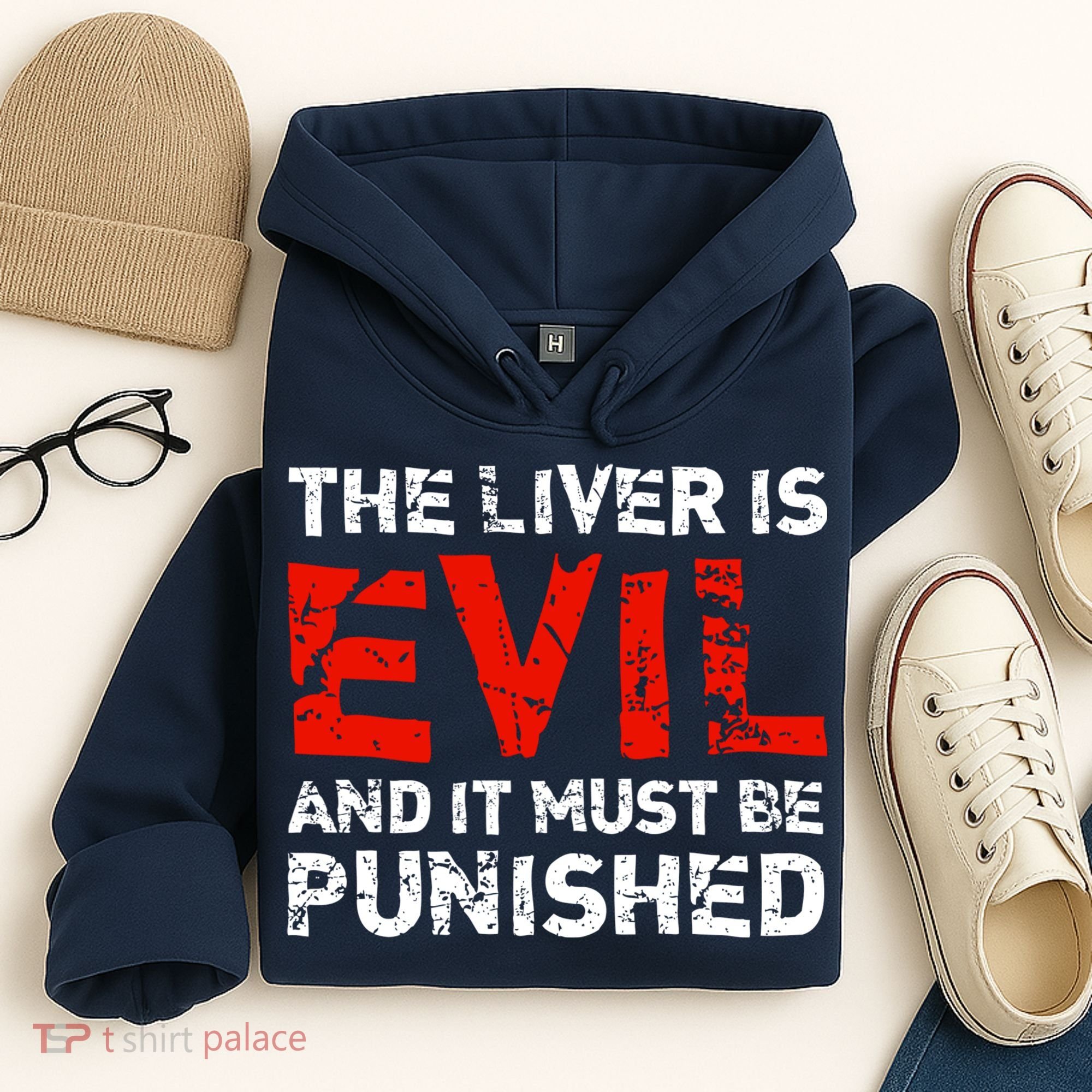 The Liver Is Evil And It Must Be Punished Hoodie