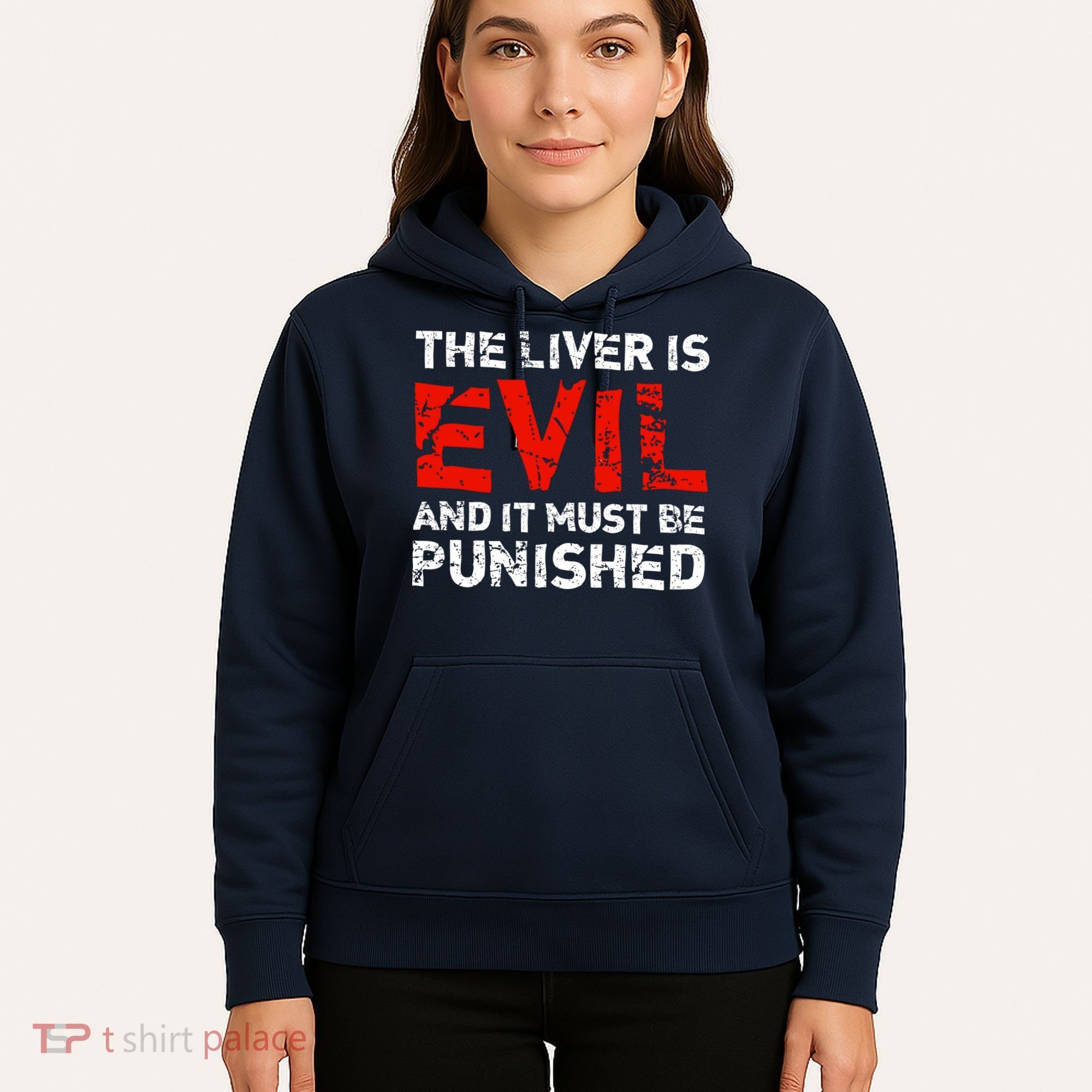 The Liver Is Evil And It Must Be Punished Hoodie