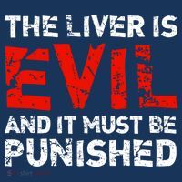 The Liver Is Evil And It Must Be Punished Apron thumb 3