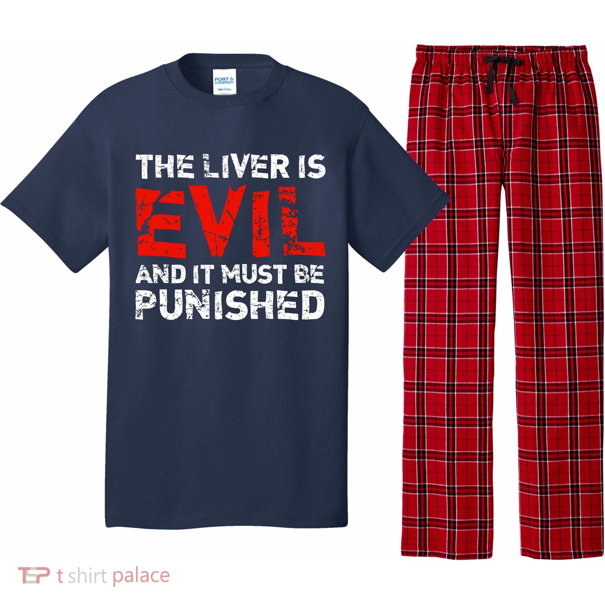The Liver Is Evil And It Must Be Punished Pajama Set