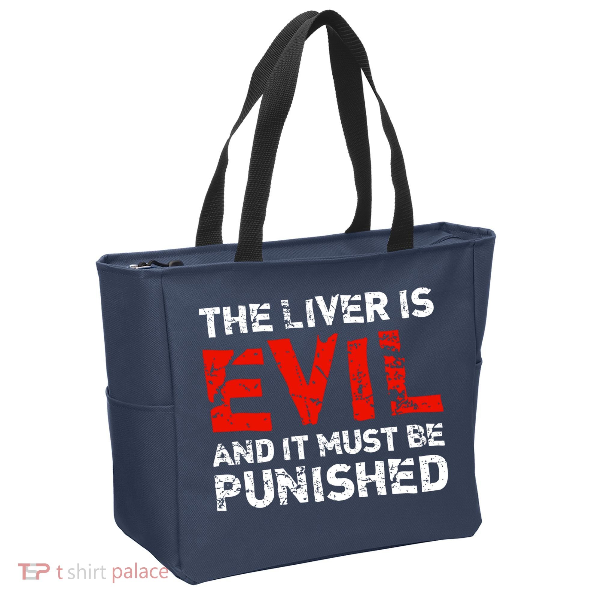 The Liver Is Evil And It Must Be Punished Tote Bag