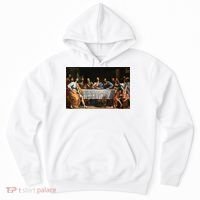 The Lord Jesus Christ With 12 Apostles On The Lords Supper Hoodie thumb 0