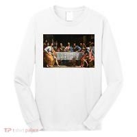 The Lord Jesus Christ With 12 Apostles On The Lords Supper Long Sleeve Shirt thumb 0