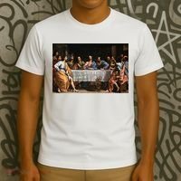 The Lord Jesus Christ With 12 Apostles On The Lords Supper T-Shirt thumb 3
