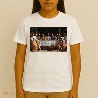 The Lord Jesus Christ With 12 Apostles On The Lords Supper T-Shirt thumb 4