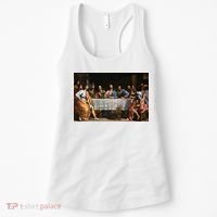 The Lord Jesus Christ With 12 Apostles On The Lords Supper Women's Tank Top thumb 0