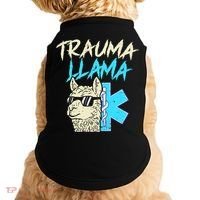 Trauma Llama K Funny Alpaca Llama Snake Doggie Tank thumb 0