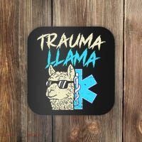 Trauma Llama K Funny Alpaca Llama Snake Coaster thumb 0