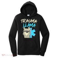 Trauma Llama K Funny Alpaca Llama Snake Women's Hoodie thumb 0