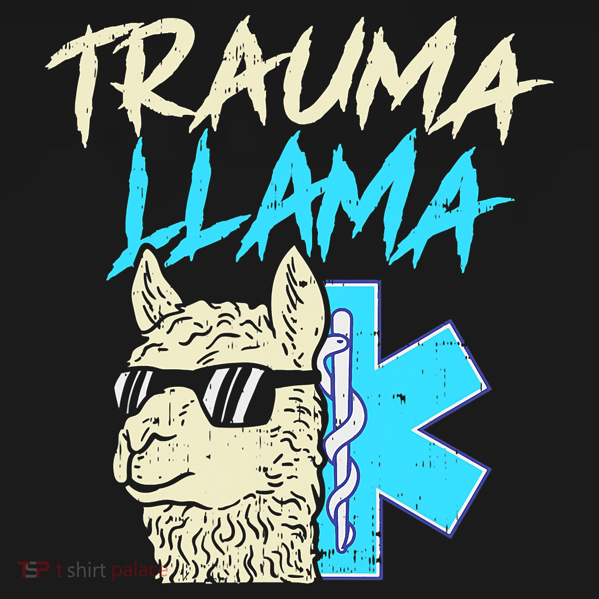 Trauma Llama K Funny Alpaca Llama Snake Baby Bodysuit