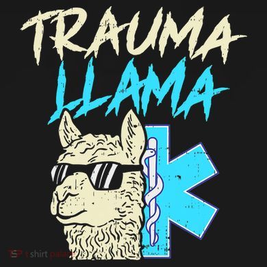Trauma Llama K Funny Alpaca Llama Snake Toddler T-Shirt
