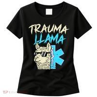 Trauma Llama K Funny Alpaca Llama Snake Women's T-Shirt thumb 0