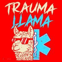 Trauma Llama K Funny Alpaca Llama Snake Santa Hat thumb 1