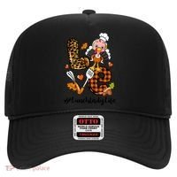 Thanksgiving Love Lunch Lady Turkey Fall Hat thumb 0