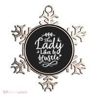 This Lady Likes To Hustle Wife Mom Boss Meaningful Gift Ornament thumb 0