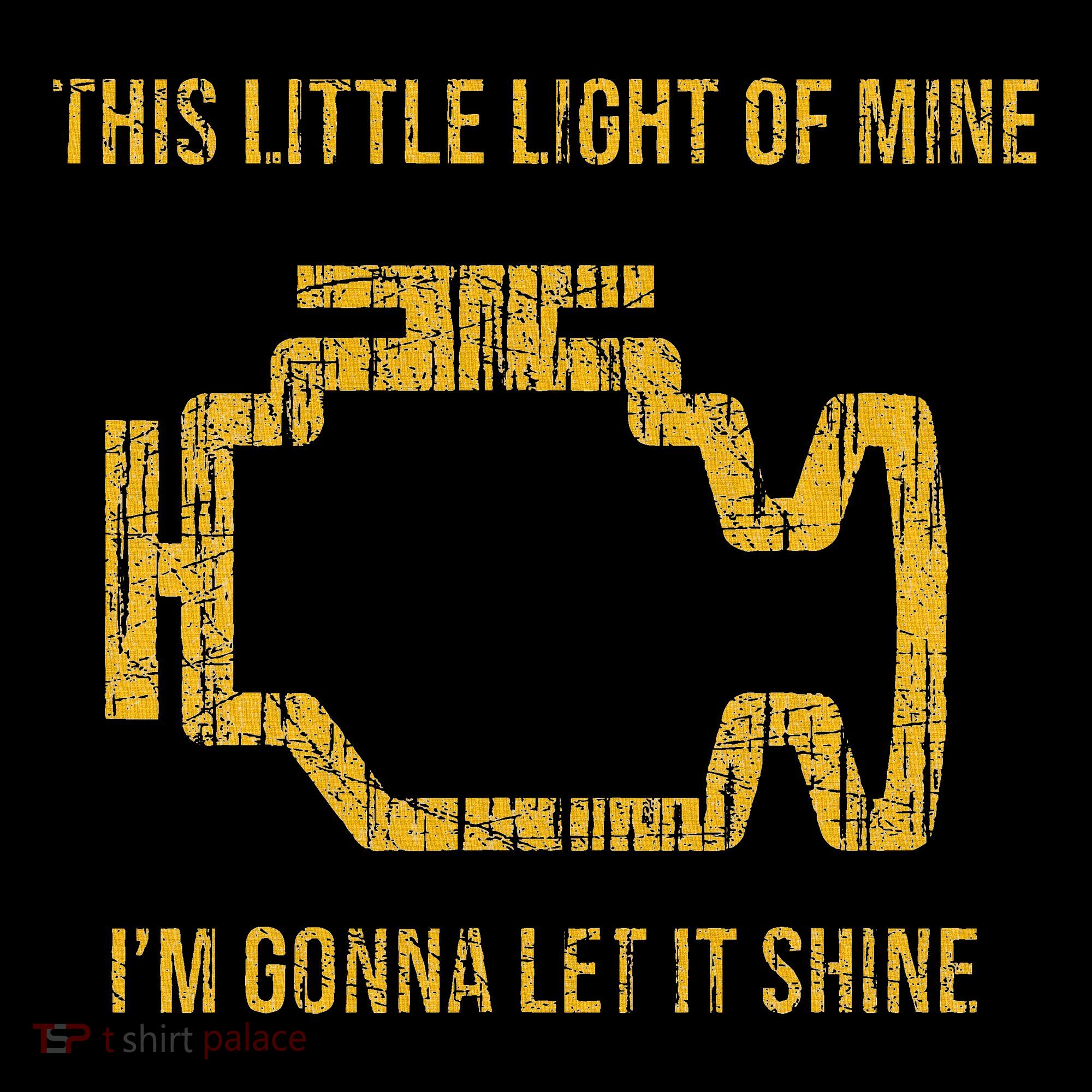 This Little Light Of Mine Check Engine Light Doggie Tank