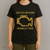 This Little Light Of Mine Check Engine Light T-Shirt thumb 4