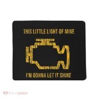 This Little Light Of Mine Check Engine Light Mousepad thumb 0