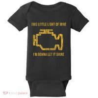 This Little Light Of Mine Check Engine Light Baby Bodysuit thumb 0