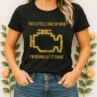 This Little Light Of Mine Check Engine Light Women's T-Shirt thumb 2