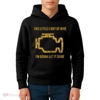 This Little Light Of Mine Check Engine Light Kids Hoodie thumb 4