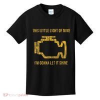 This Little Light Of Mine Check Engine Light Kids T-Shirt thumb 0