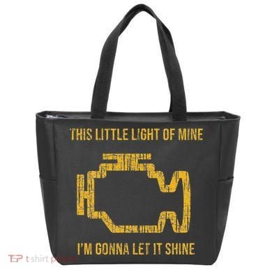 This Little Light Of Mine Check Engine Light Tote Bag