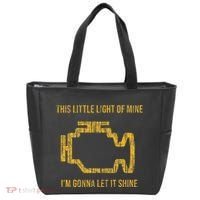 This Little Light Of Mine Check Engine Light Tote Bag thumb 0