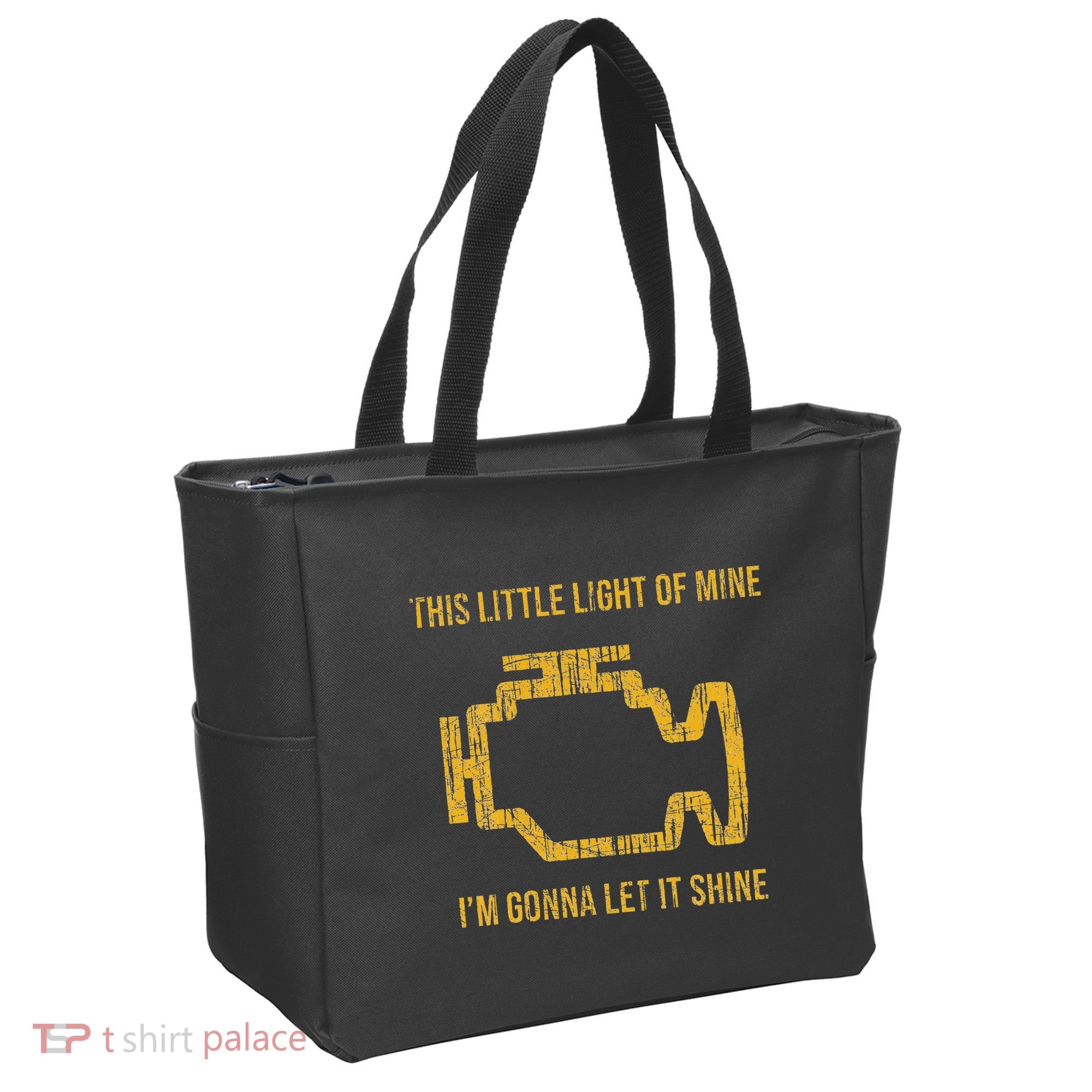 This Little Light Of Mine Check Engine Light Tote Bag