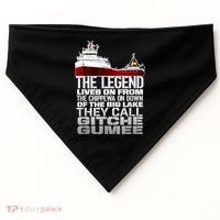 The Legend Lives On Edmund Fitzgerald USA-Made Doggie Bandana thumb 0