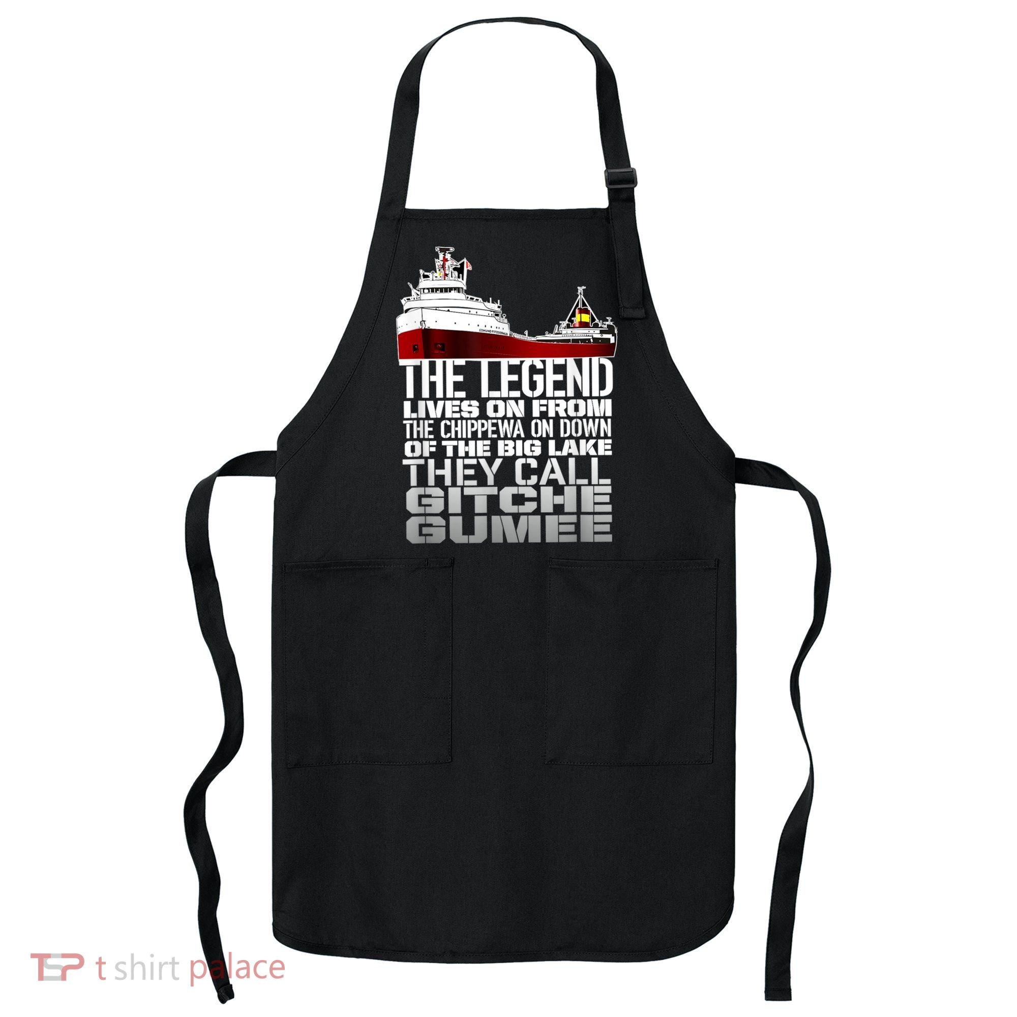 The Legend Lives On Edmund Fitzgerald Apron