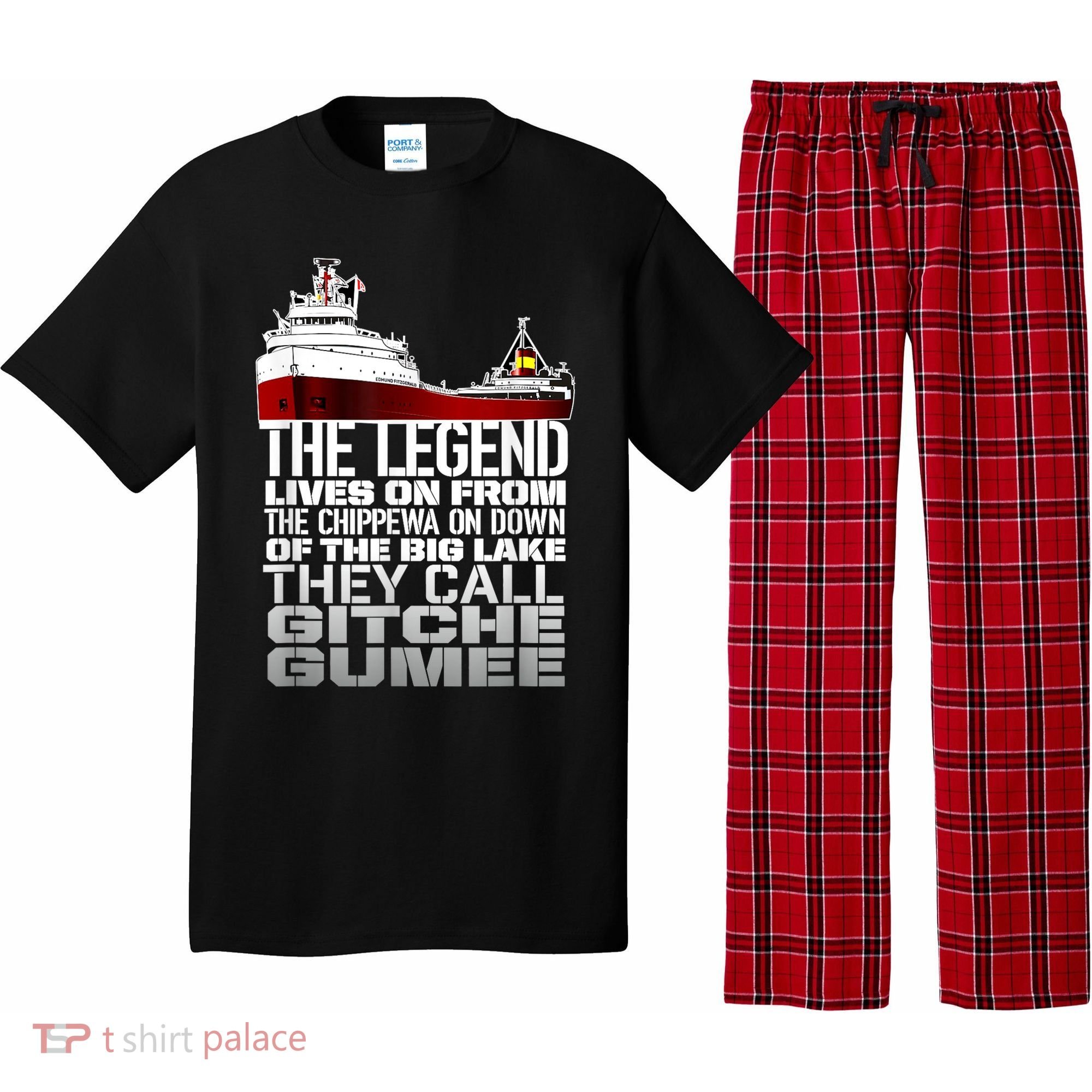 The Legend Lives On Edmund Fitzgerald Pajama Set