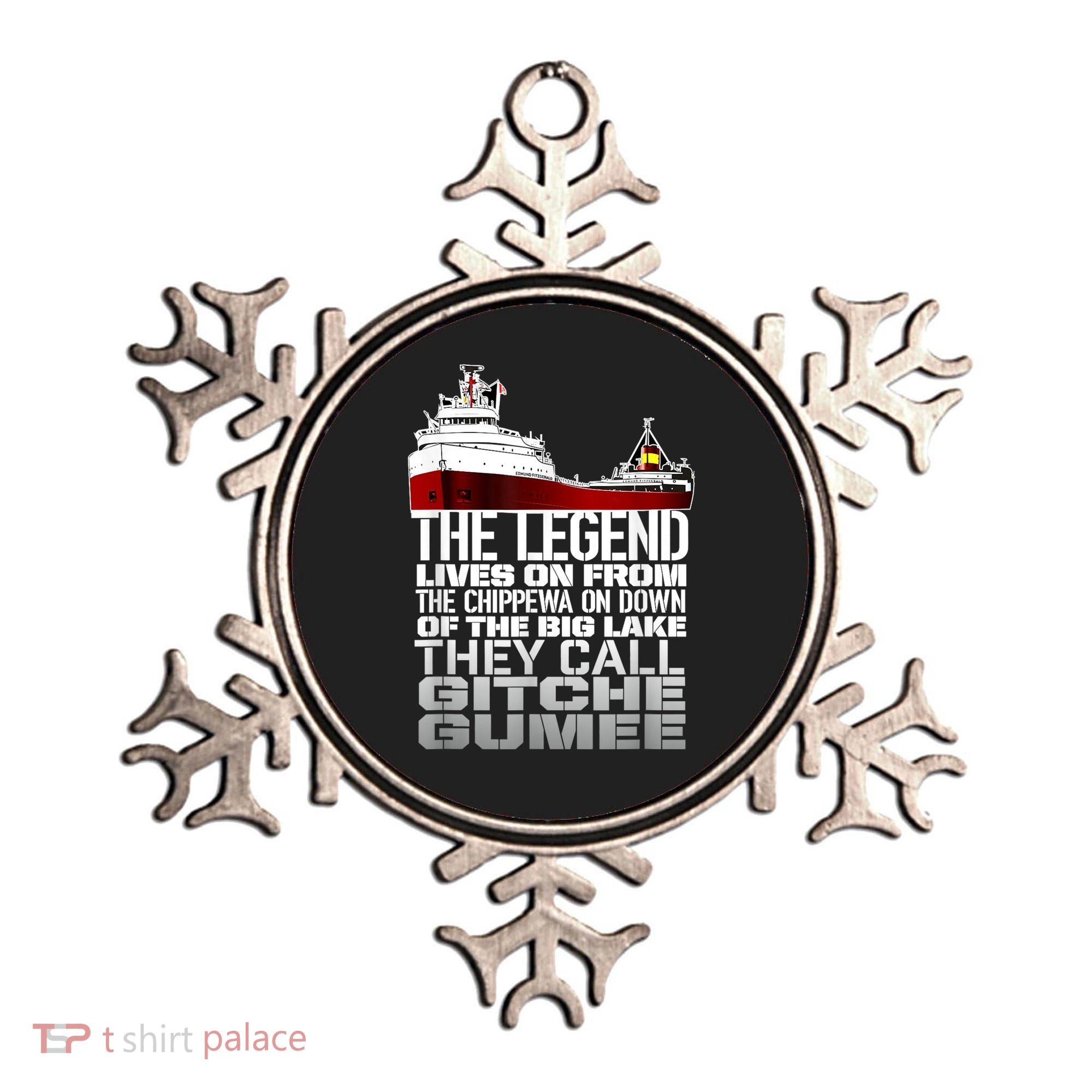 The Legend Lives On Edmund Fitzgerald Ornament