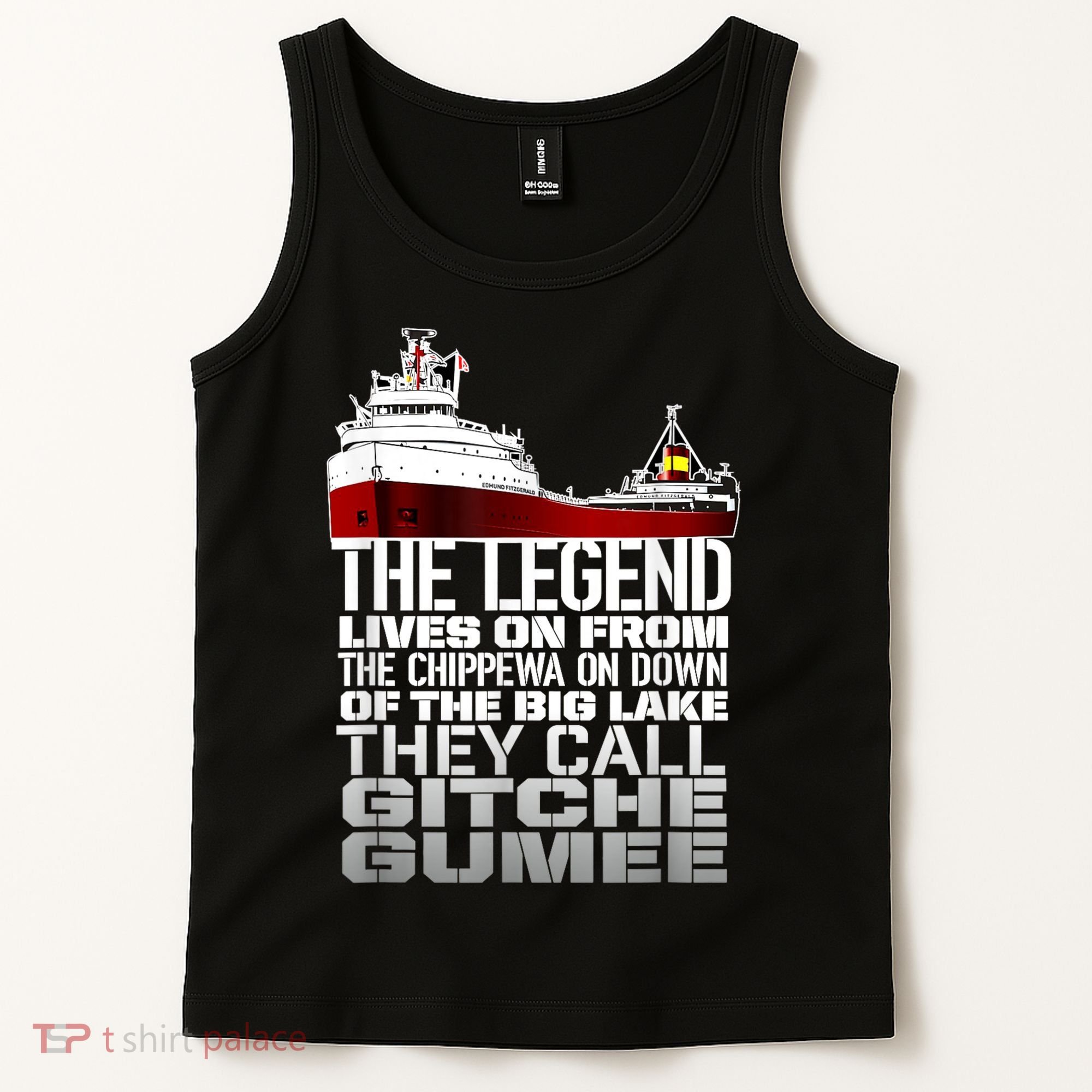 The Legend Lives On Edmund Fitzgerald Tank Top