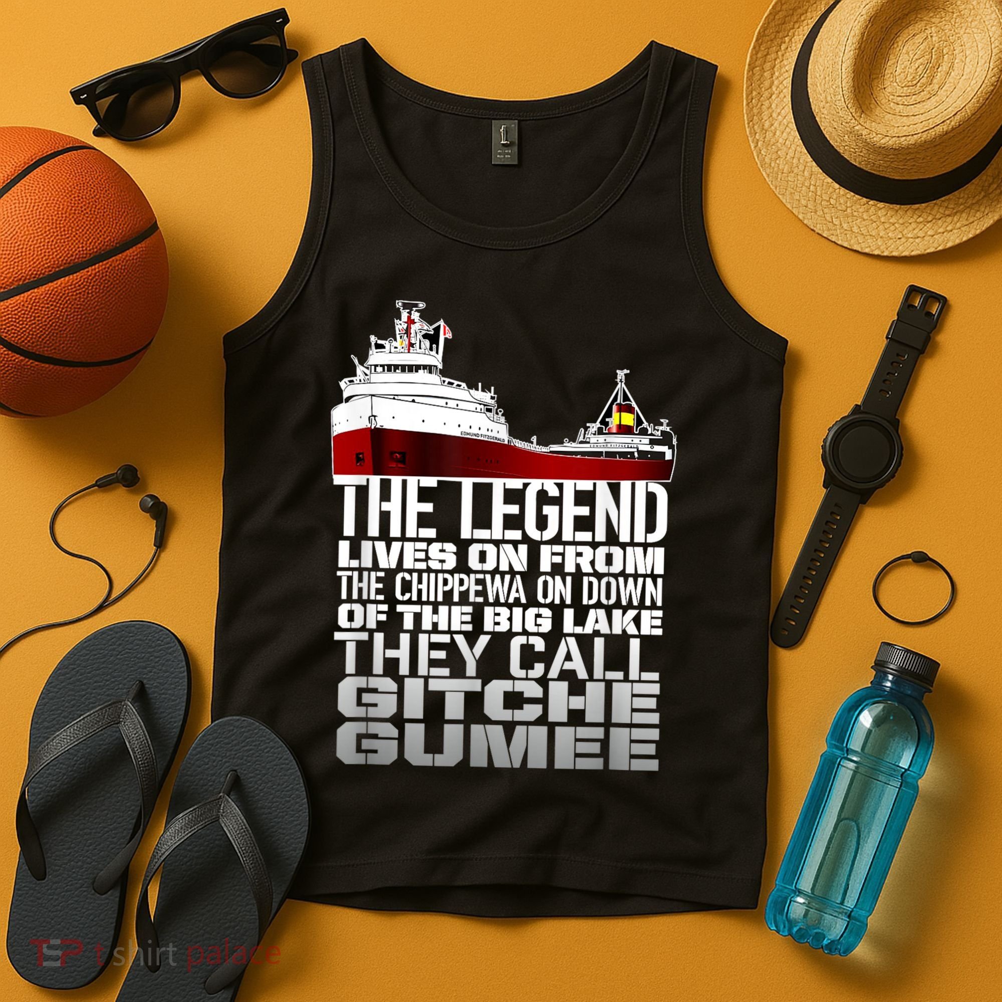 The Legend Lives On Edmund Fitzgerald Tank Top