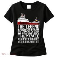 The Legend Lives On Edmund Fitzgerald Women's T-Shirt thumb 0