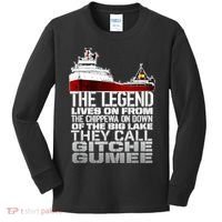 The Legend Lives On Edmund Fitzgerald Kids Long Sleeve Shirt thumb 0