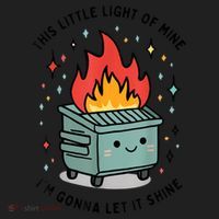 This Little Light Of Mine IM Gonna Let It Shine Golf Towel thumb 3